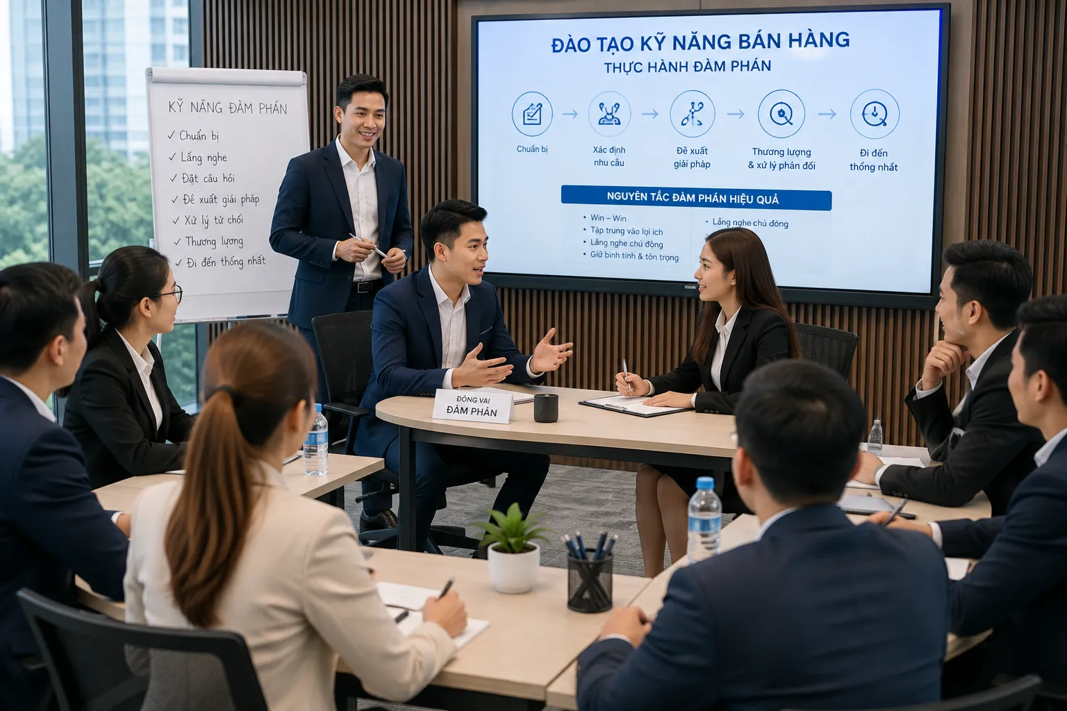 Chương trình đào tạo kỹ năng bán hàng chuyên nghiệp tại văn phòng