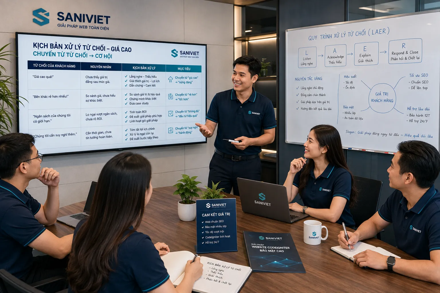Kịch bản xử lý từ chối chuyên nghiệp