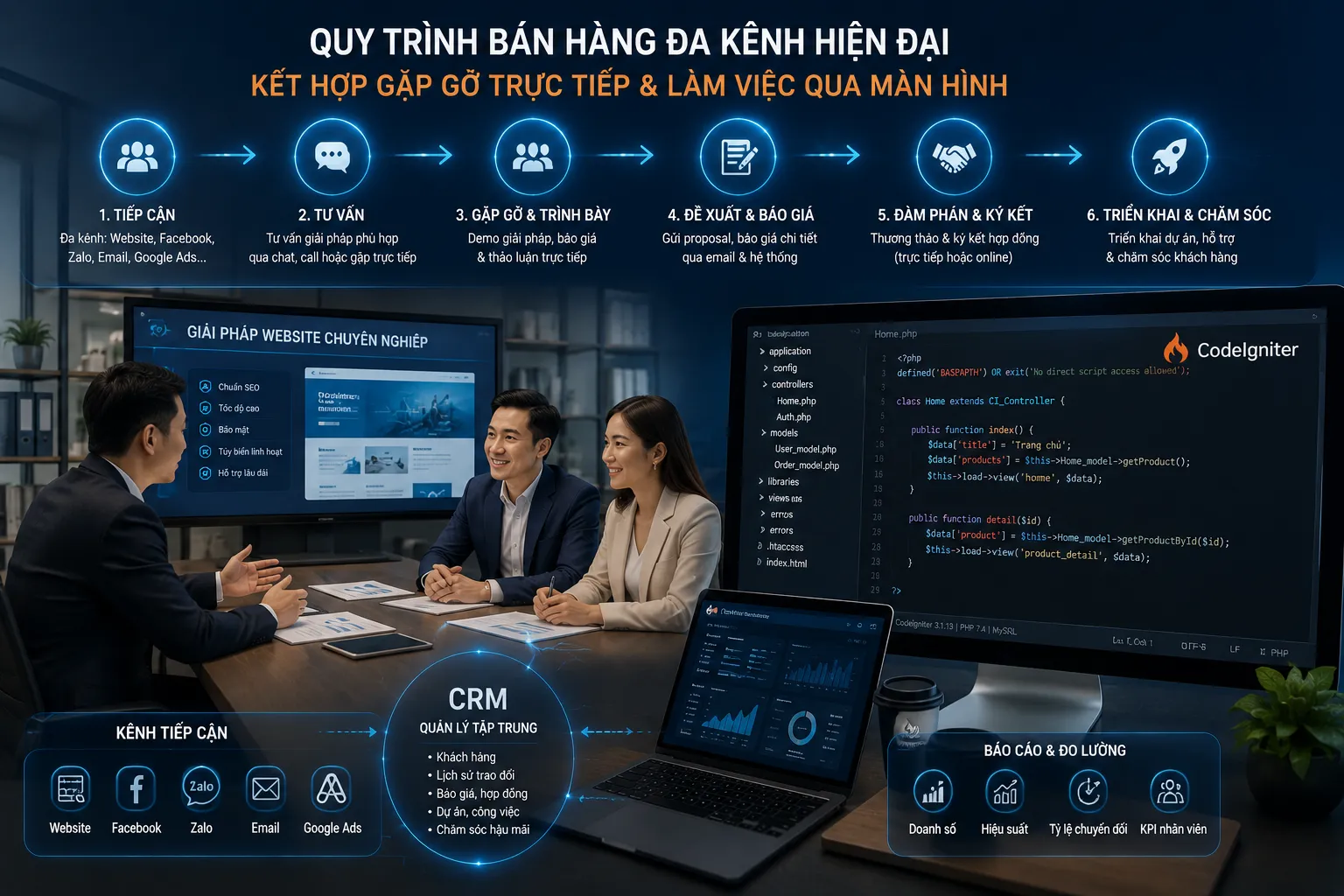 Tối ưu giao tiếp bán hàng đa kênh