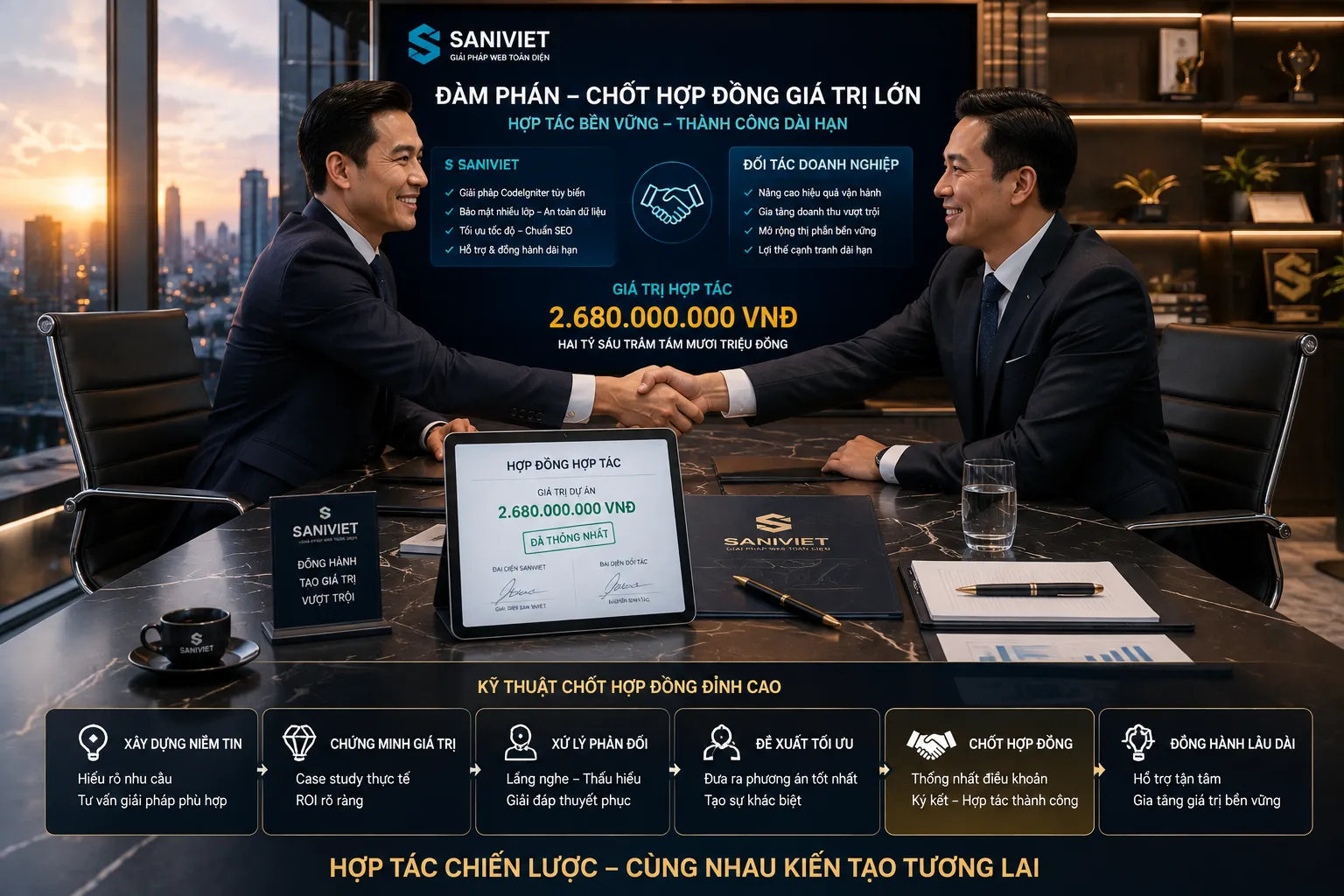 Kỹ thuật chốt hợp đồng giá trị lớn trong B2B