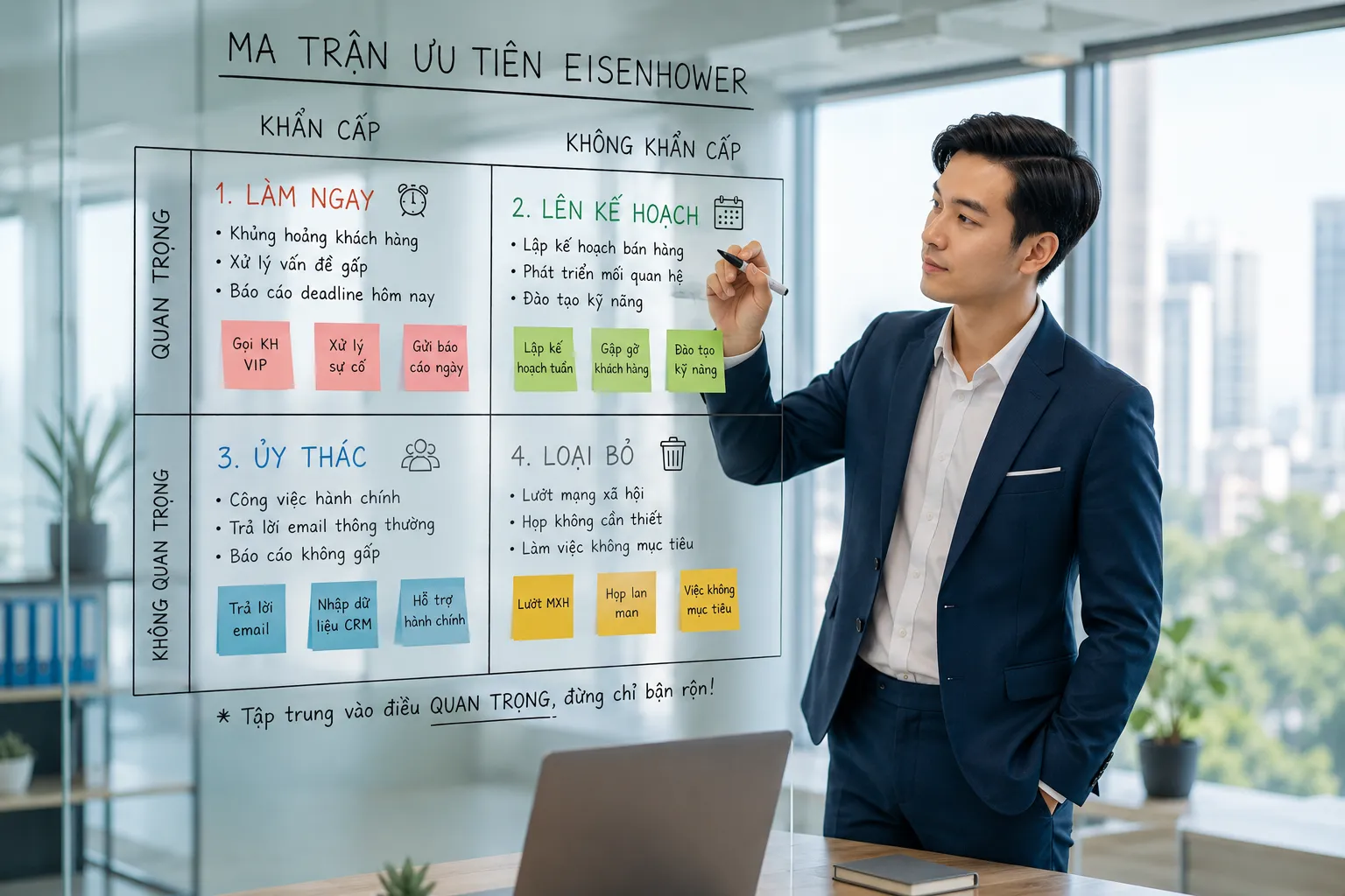 Tầm quan trọng của việc quản lý thời gian cho nhân viên sales