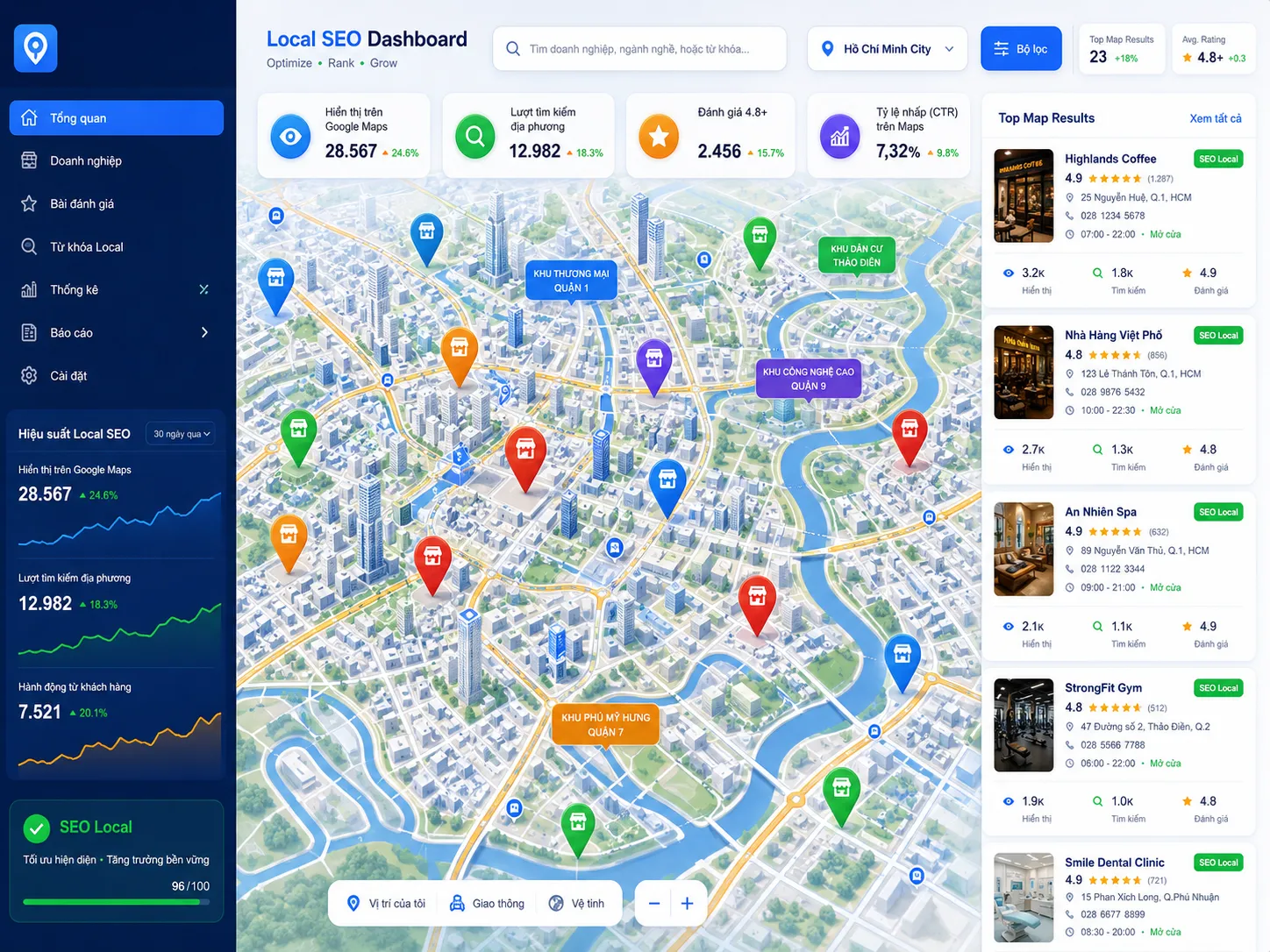 Tối ưu hóa các phương thức xác minh Google Map
