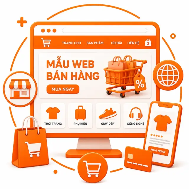 Mẫu Web Bán Hàng