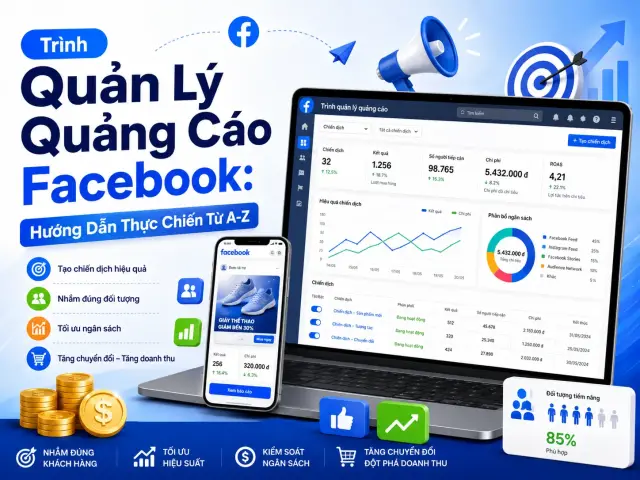 Trình Quản Lý Quảng Cáo Facebook: Hướng Dẫn Thực Chiến Từ A-Z