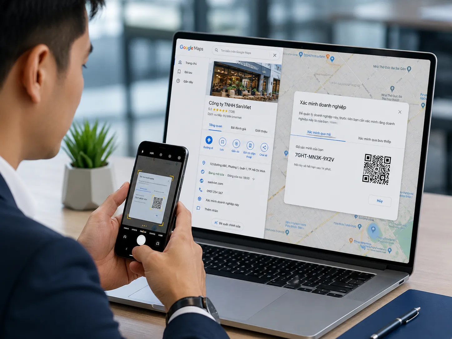 Cách Xác Minh Google Map Thành Công 100% Cho Doanh Nghiệp