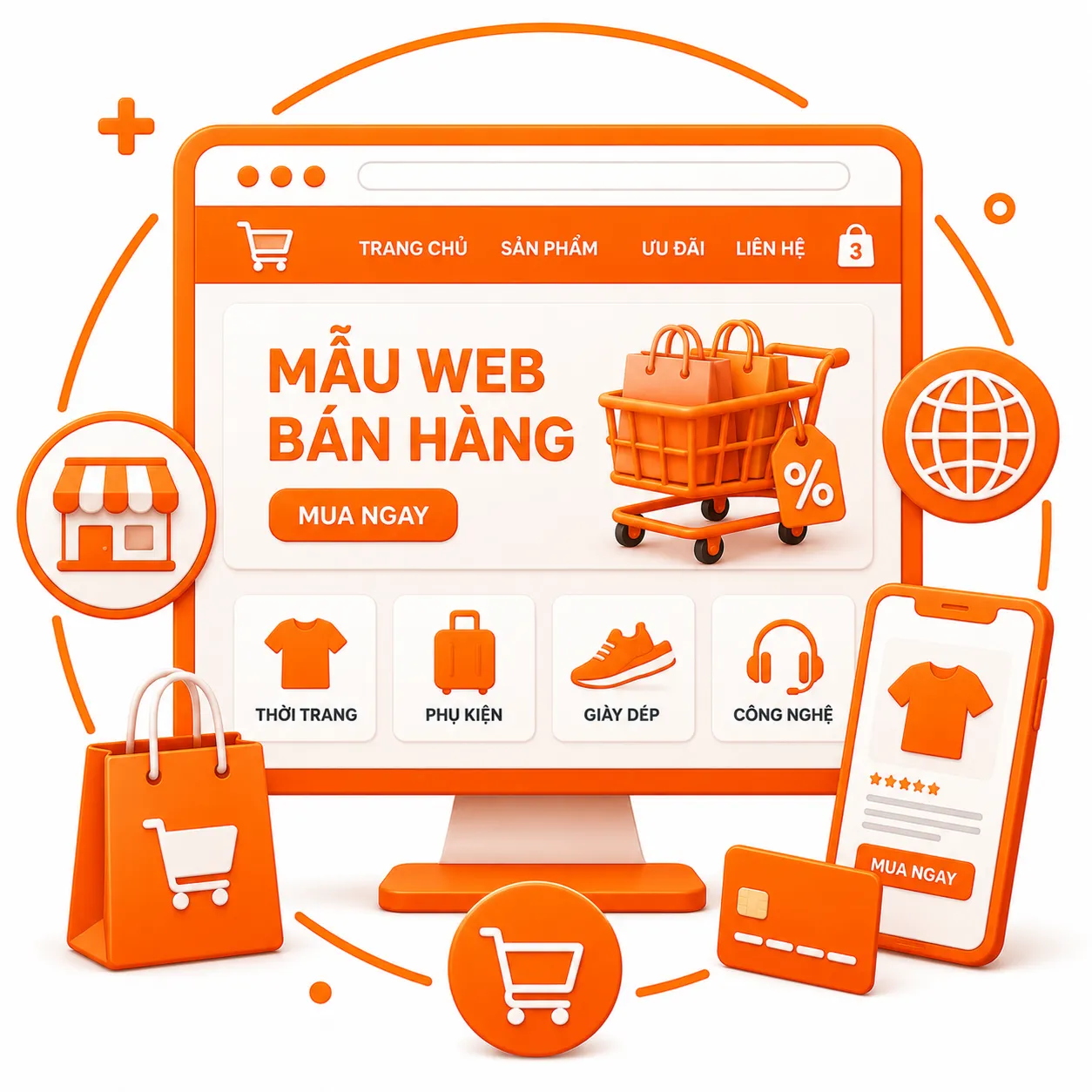 Mẫu Web Bán Hàng