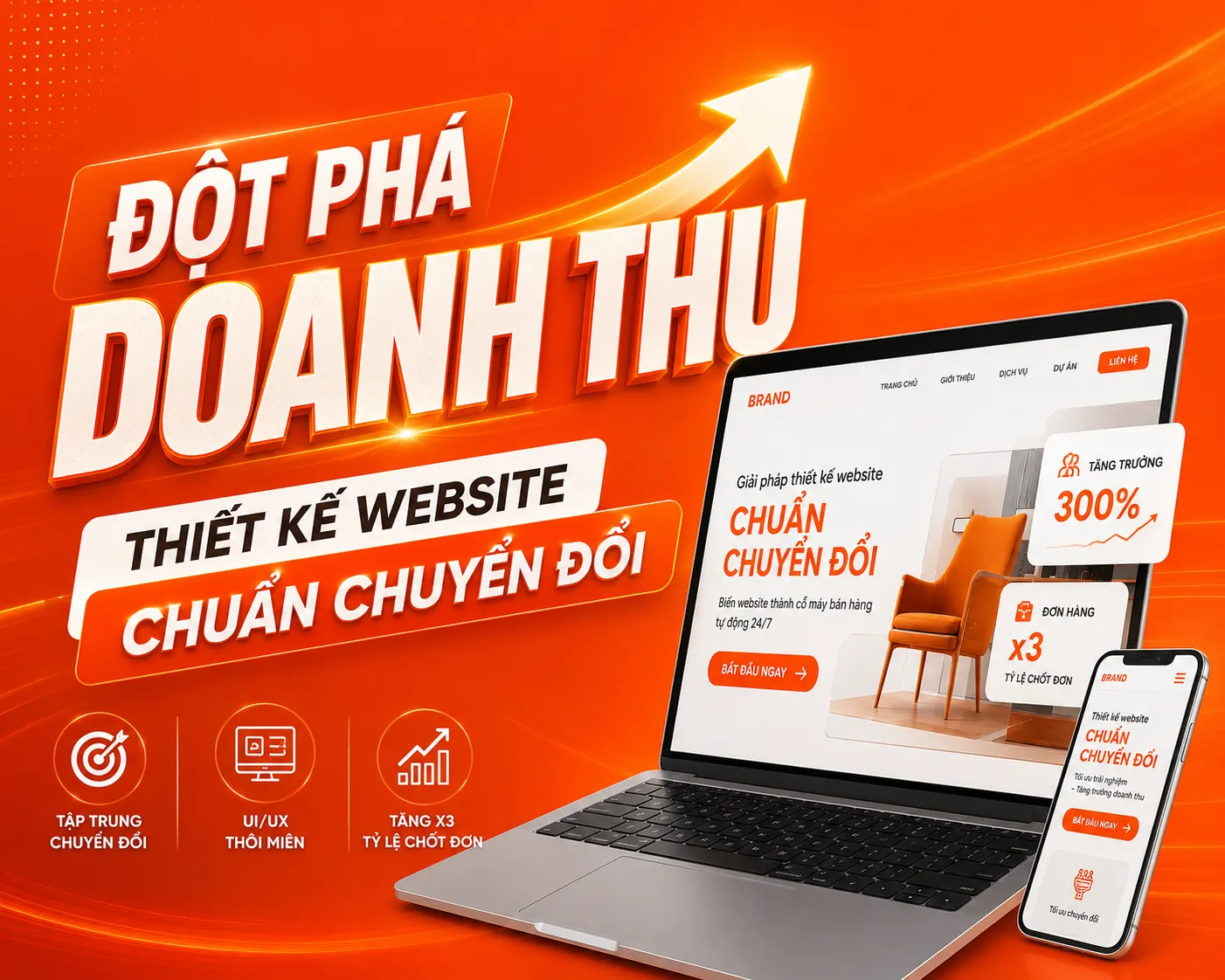  Đột Phá Doanh Thu thiết kế website